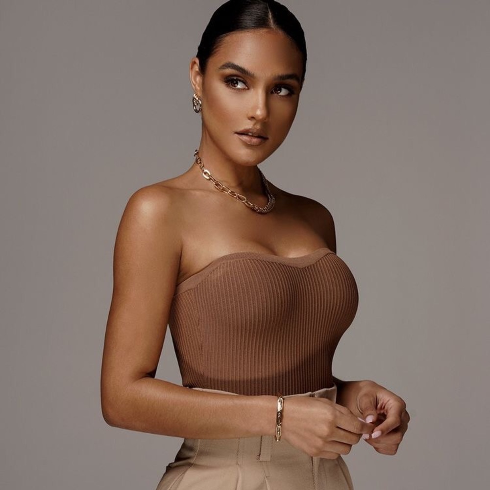 NEW! Jluxlabel Ribbed Tube Top